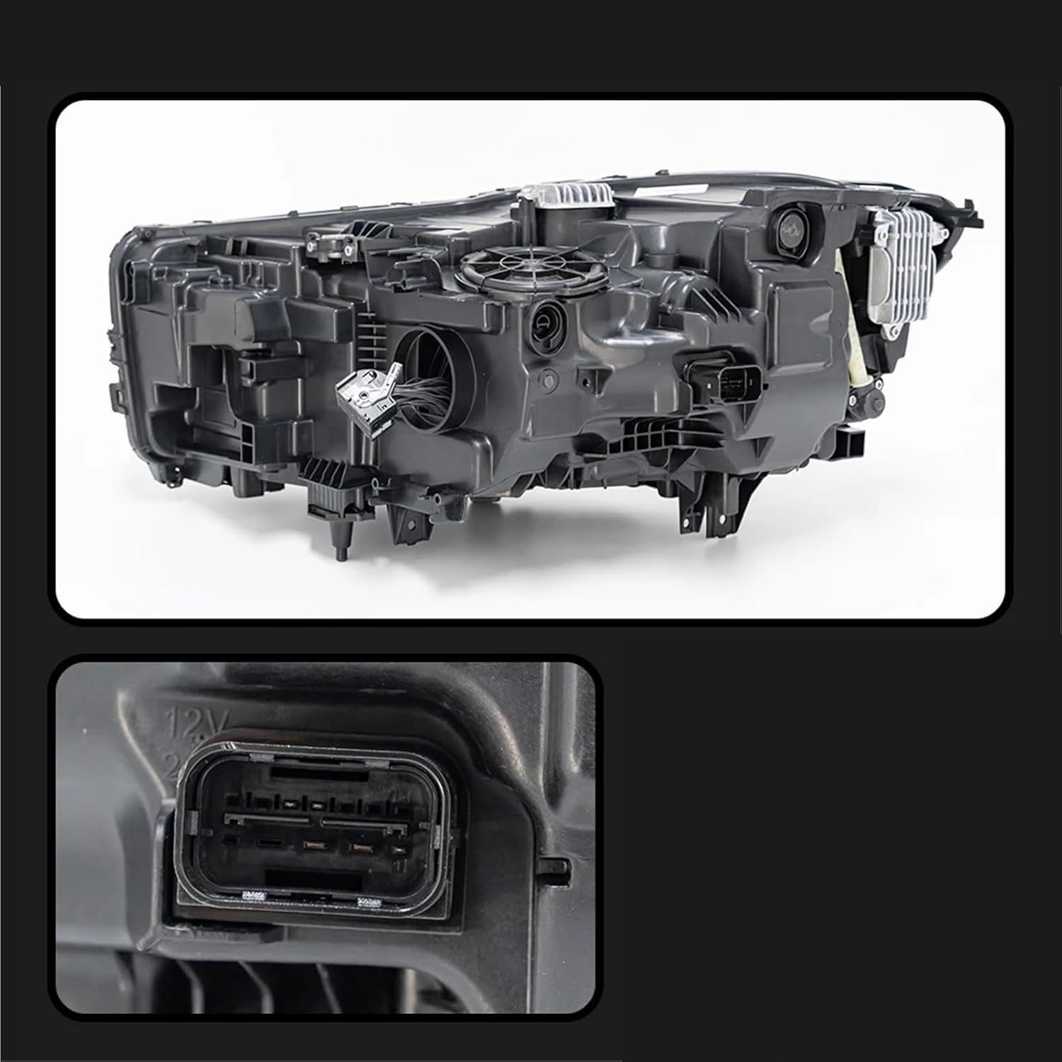 7シリーズ用 LEDヘッドライト プロジェクターレンズ DRL エンジェル  