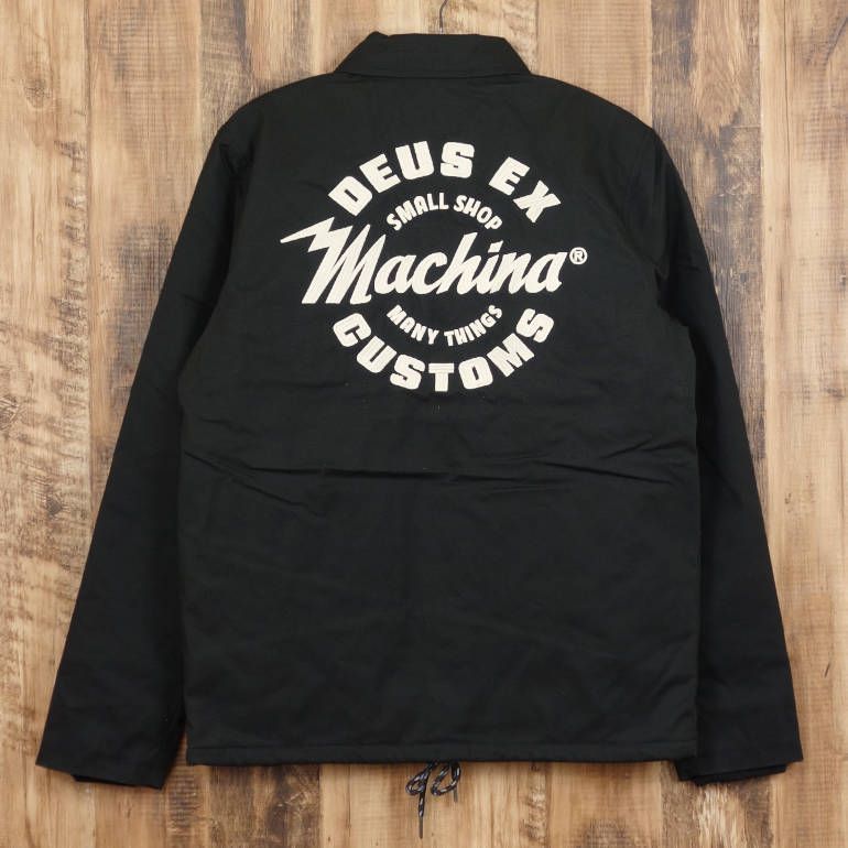 デウスエクスマキナ コーチジャケット メンズ ブラック Deus Ex