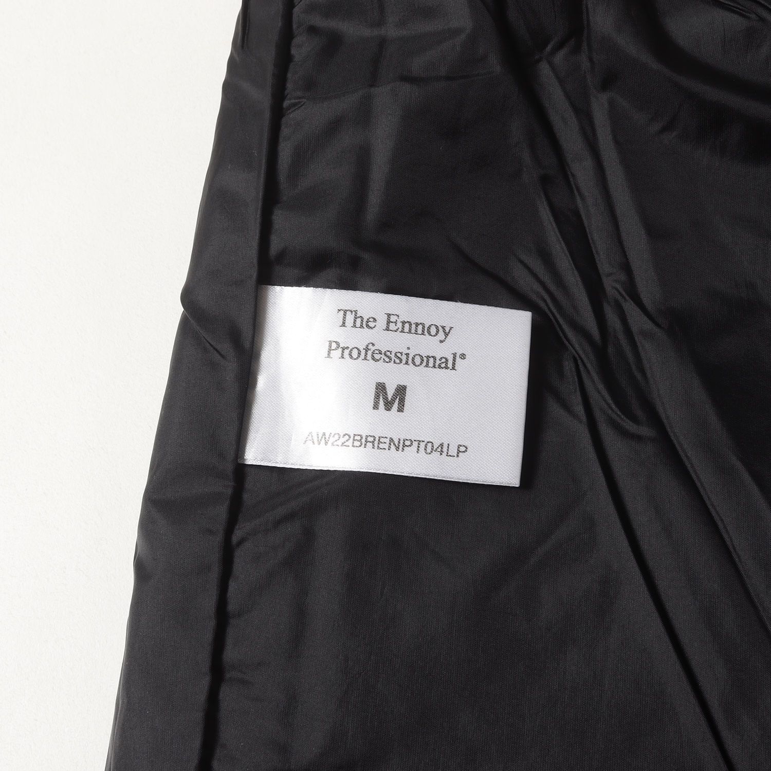 Lサイズ】ENNOY スタイリスト私物 ナイロン パデッドパンツ 黒 ENNOY
