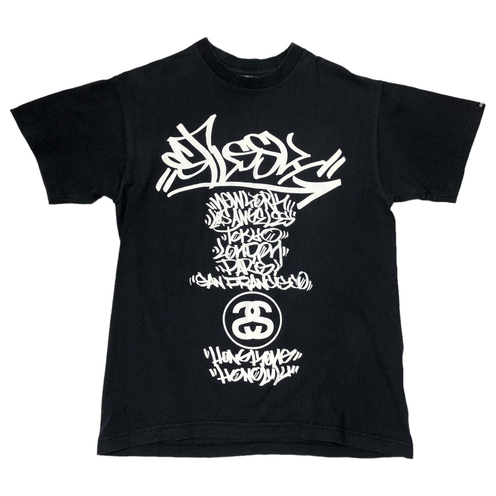 STUSSY(ステューシー) 90's~00's VINTAGE world tour 筆記体 T