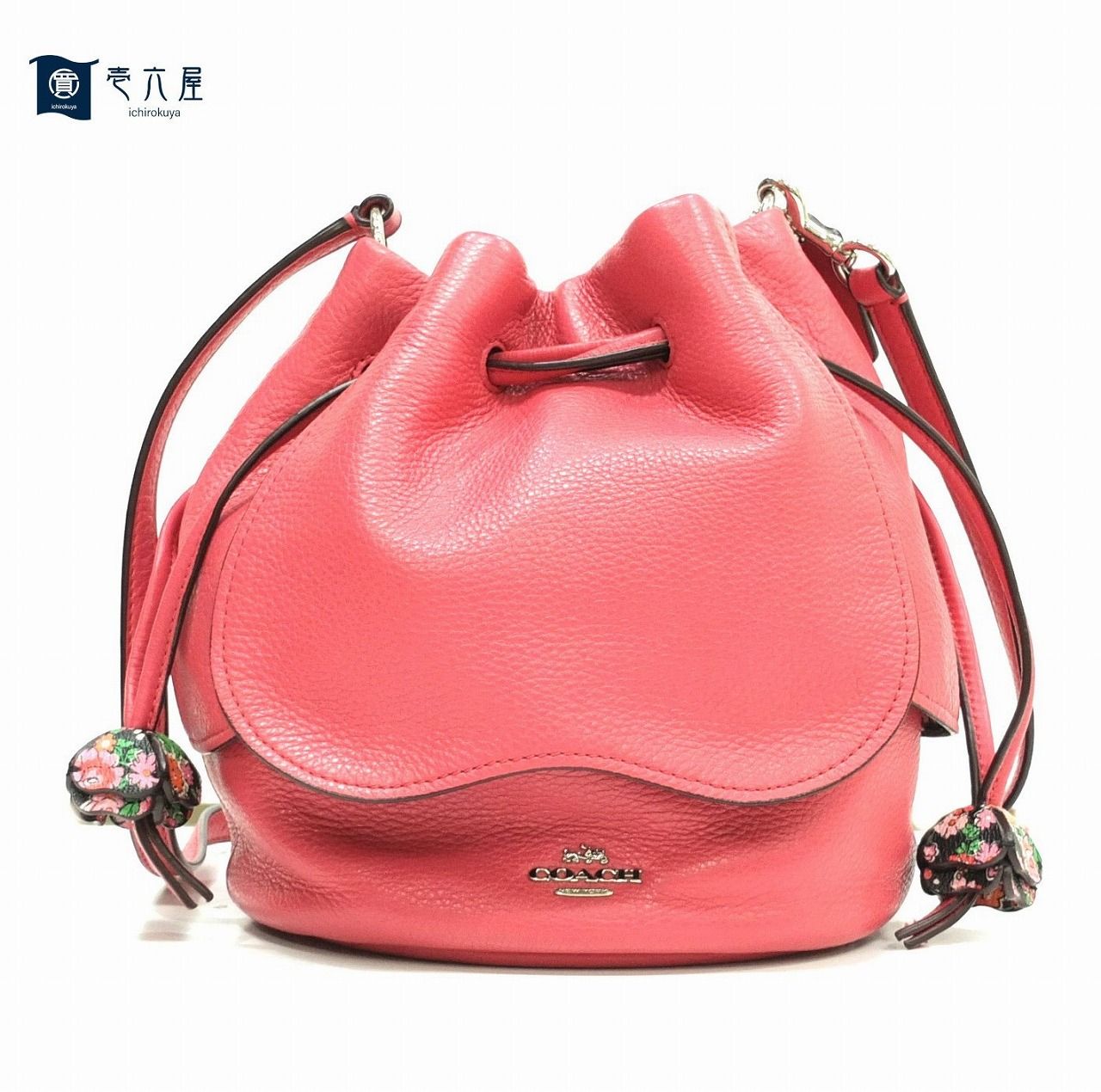 COACH コーチ　ピンク ハンドバッグ ショルダーストラップ付き　バッグ コーチ COACH バッグ （ピンク） -アウトレット通販 ロコレット