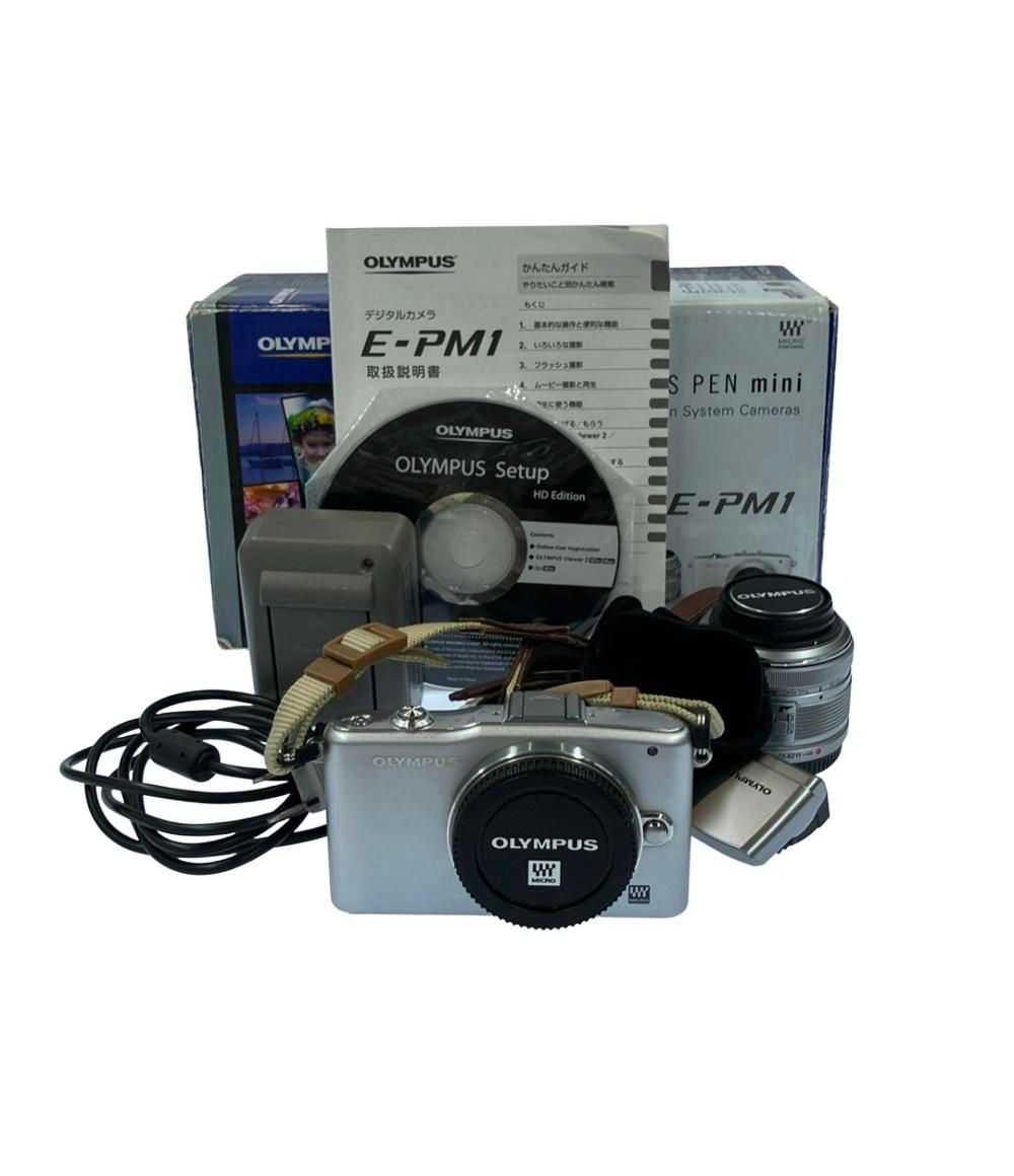 OLYMPUS PEN Mini E-PM1 白 レンズ付 【公式通販】