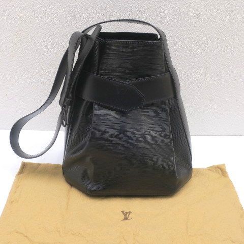 ルイヴィトン　エピ　 サックデポール　巾着ショルダー　LV ルイヴィトン サックデポール エピ バイカラー レザー 斜め掛け