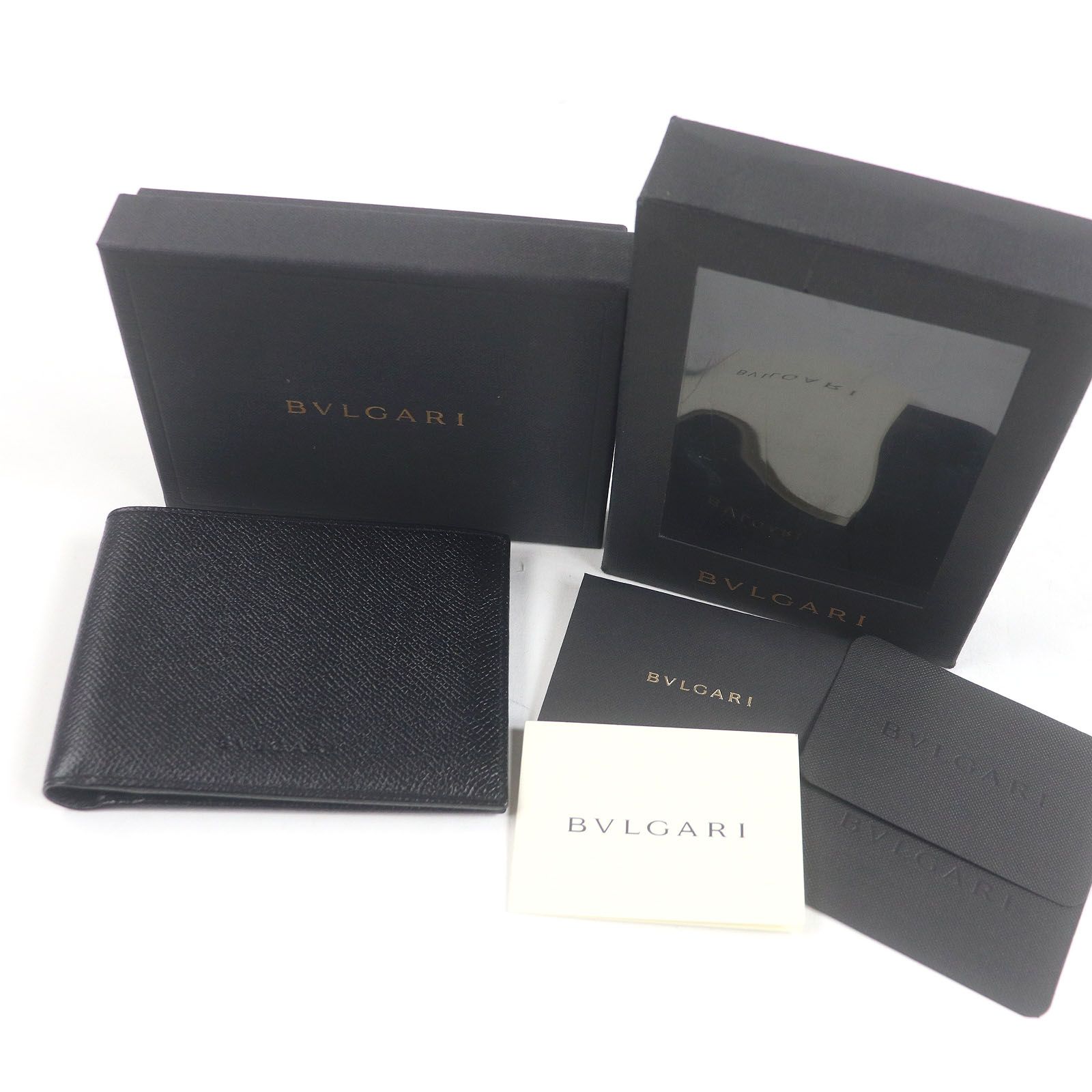 未使用品□BVLGARI ブルガリ 20495 HIPSTER LARGE 2 FOLDS