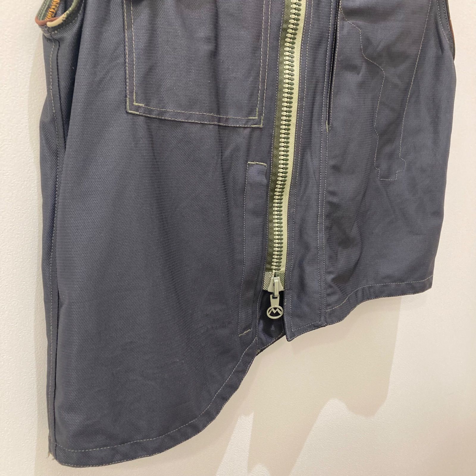 maharishi マハリシ アシンメトリーメッシュベスト COOLMAX FABRIC M