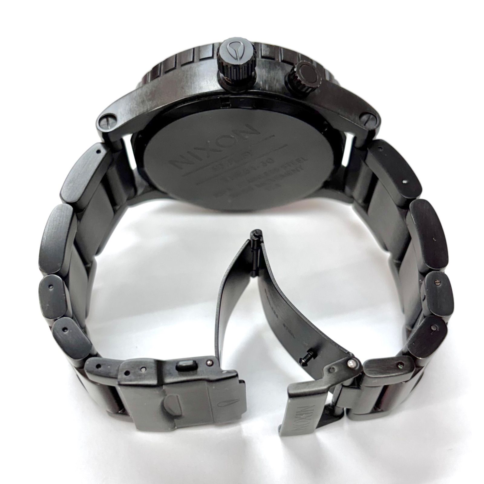 上美品⭐️NIXON ニクソン】 THE 51-30シリーズ メンズ腕時計 ブラック 