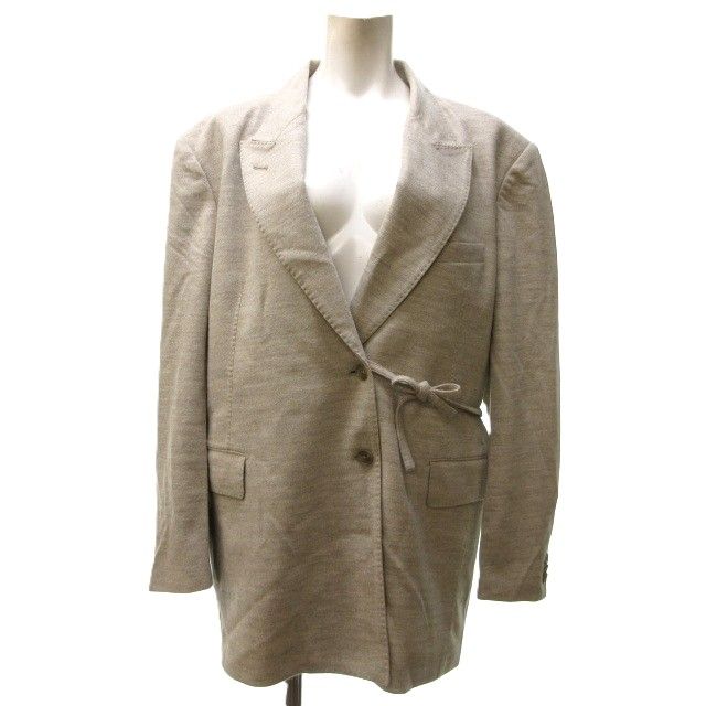 SUNFLOWER シェットランドウール テーラードジャケット　タグ付き ライト WRYHT タグ付き 21AW STRING WAIST PEAKED JACKET