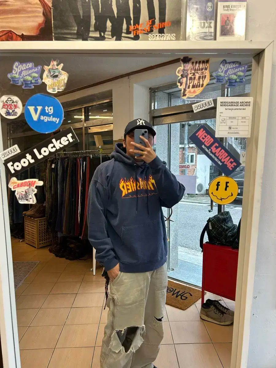 ブルゾン 00s THRASHER スラッシャー フード