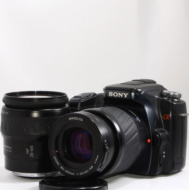 ジャンク SONY α100 レンズセット SONY (ソニー) デジタル一眼レフカメラ α100 ズームレンズキット