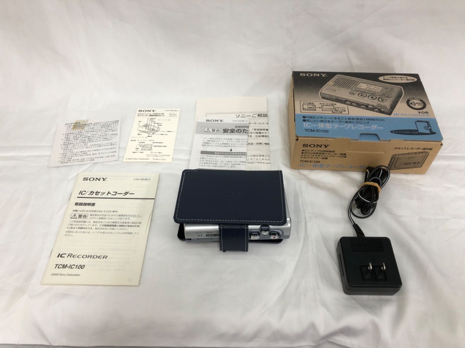 整備 SONY カセットコーダー TCM-4000（¥9,800） - オーディオ機器