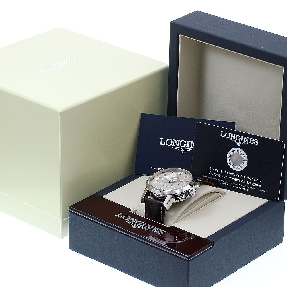 ロンジン LONGINES L4.829.4 ロンジン 1832 クロノグラフ デイト 自動巻き メンズ未使用品箱・保証書付き_824249