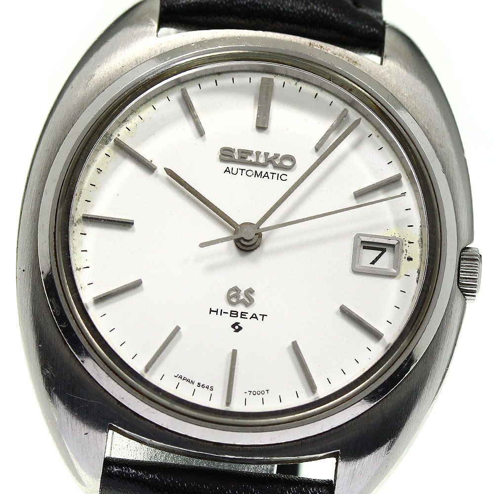 セイコー SEIKO 5645-7000 グランドセイコー ハイビート デイト 自動巻き メンズ_739866 - メルカリ