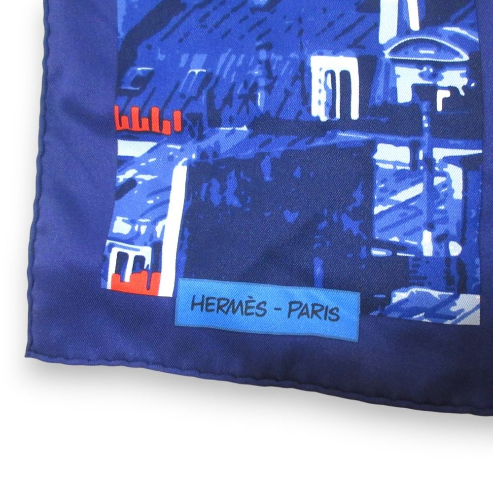 美品 HERMES エルメス カレ70 QUAND SOUDAIN その時、突然！ シルク100