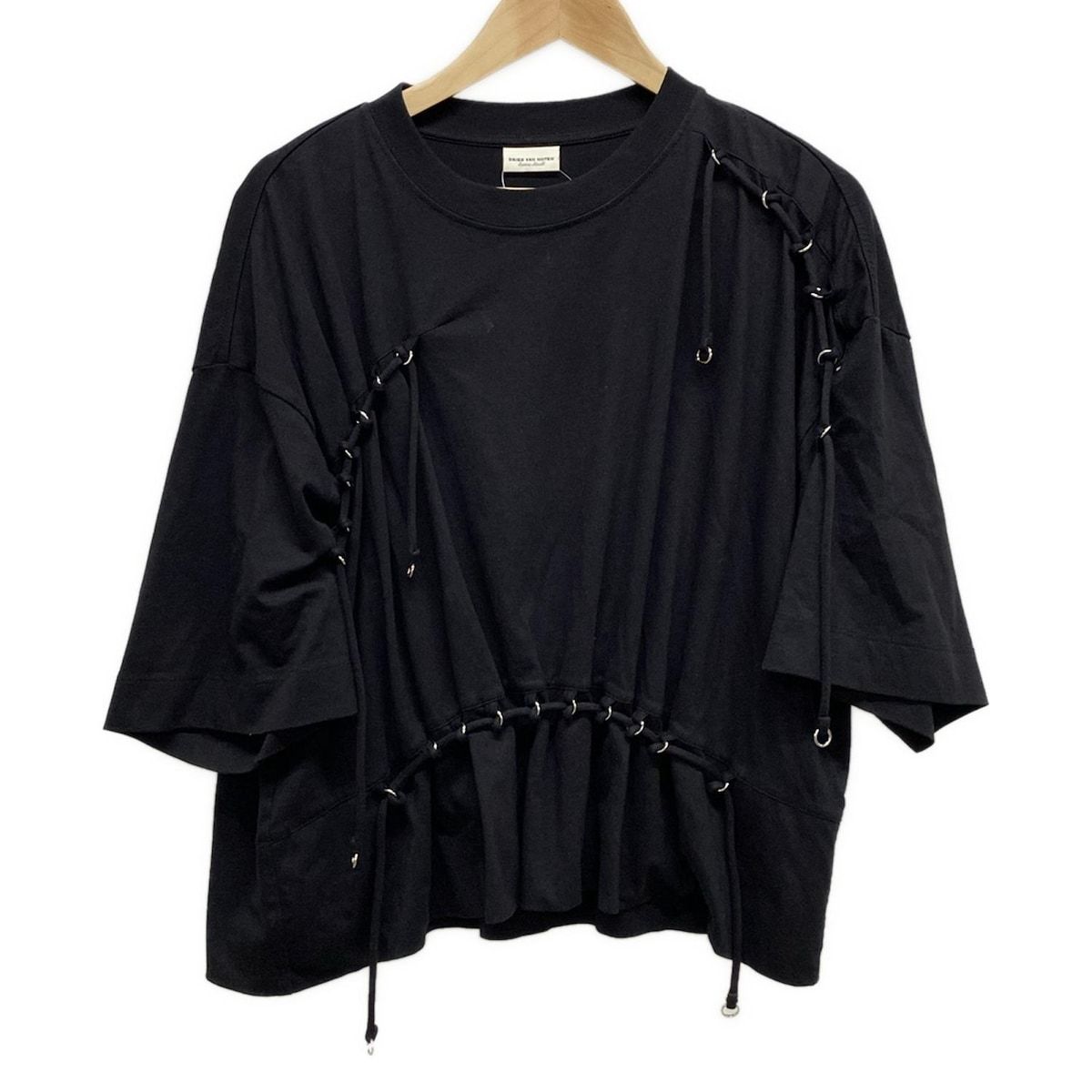 DRIES VAN NOTEN ドリスヴァンノッテン 七分袖カットソー レディース - 黒
