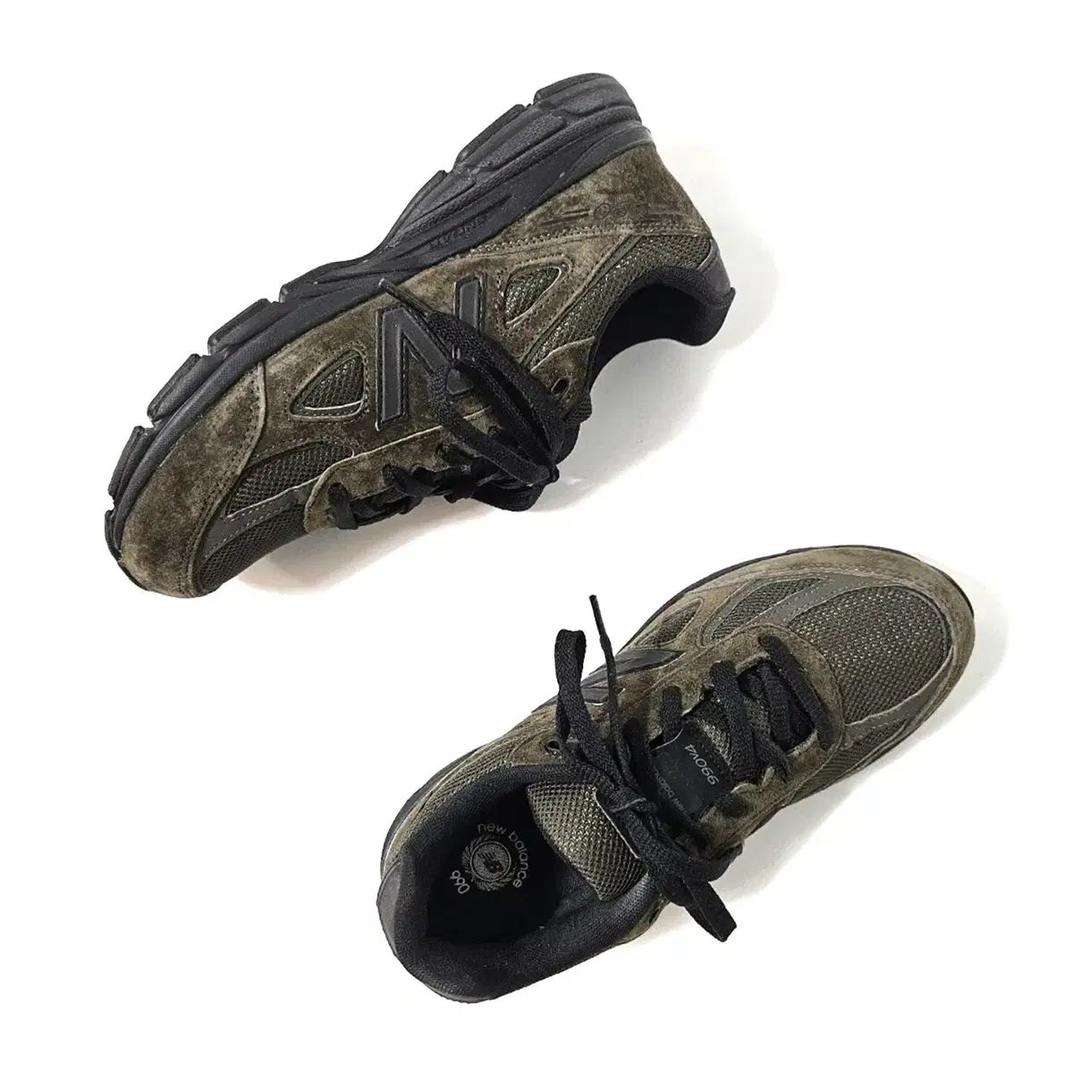 BK245 New Balance(ニューバランス) 990v4 ミリタリー グリーン - メルカリ 