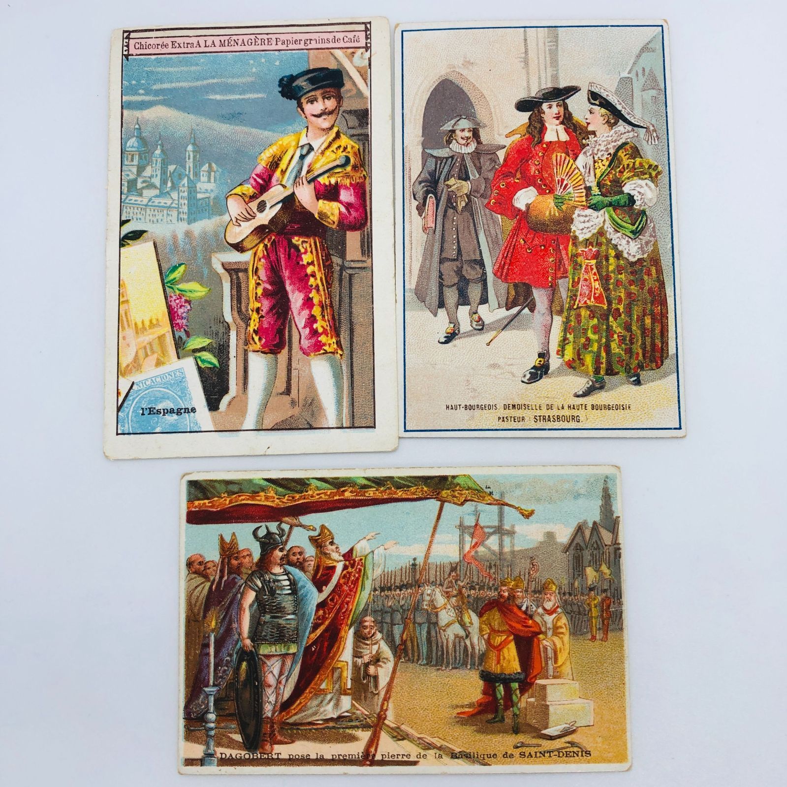 まとめ売り クロモカード ジャンクジャーナル フランス アンティーク 8枚セット! まとめ 】クロモカード フランス アンティーク ※シャンク