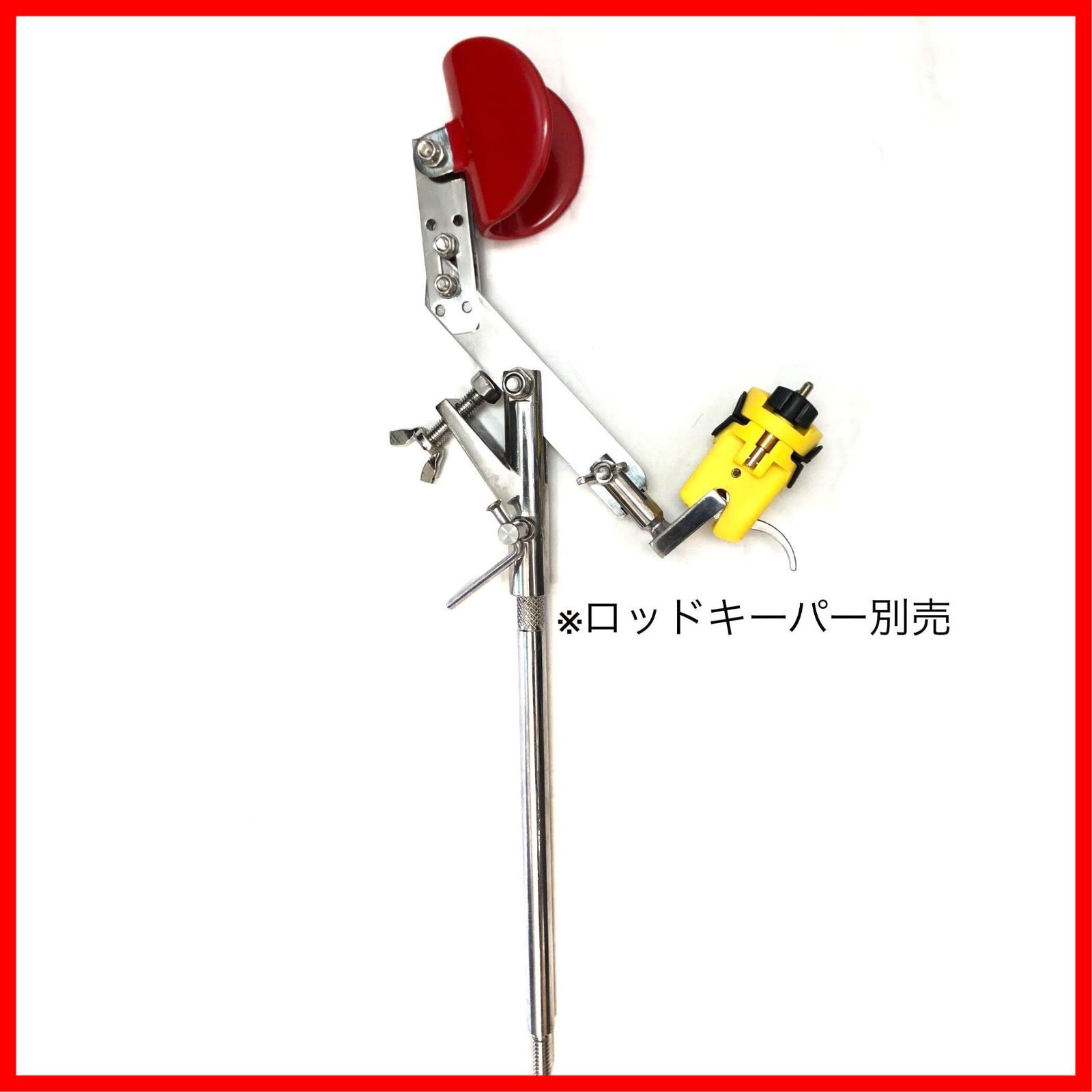 激安！】レッド 竿受け部分 口サイズ内径 縦20㎜×横30㎜ Uサイズ