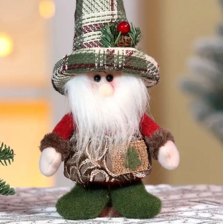 【USA】ビンテージ　大きめ　サンタクロース置物　グリーンジャケット　クリスマス UNION☆Christmas/クリスマス サンタクロース モールドライト