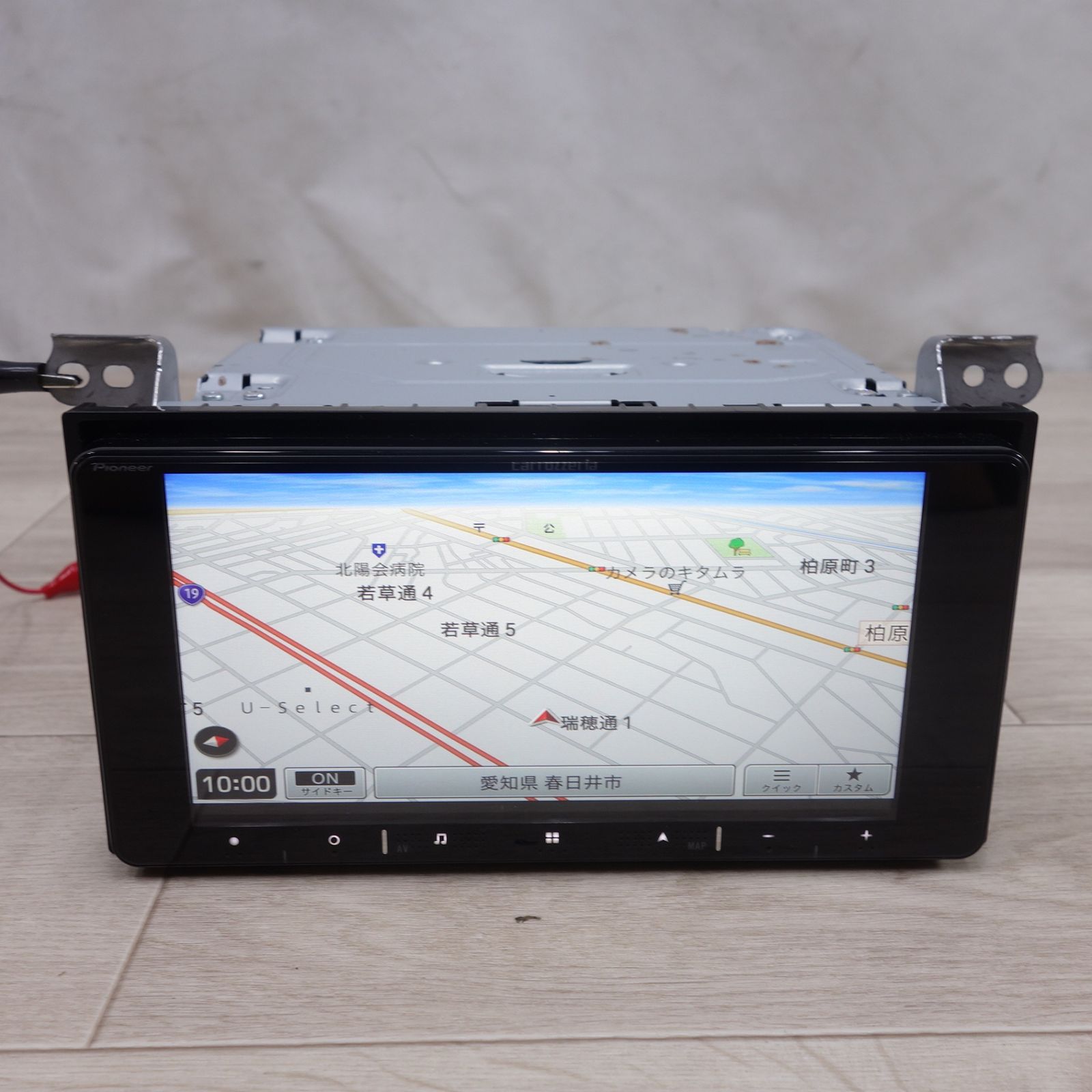 付き 24年◆carrozzeria Pioneer 楽NAVI 7V型 AV 一体型 メモリーナビ AVIC-RW721 カーナビ カロッツェリア パイオニア◆
