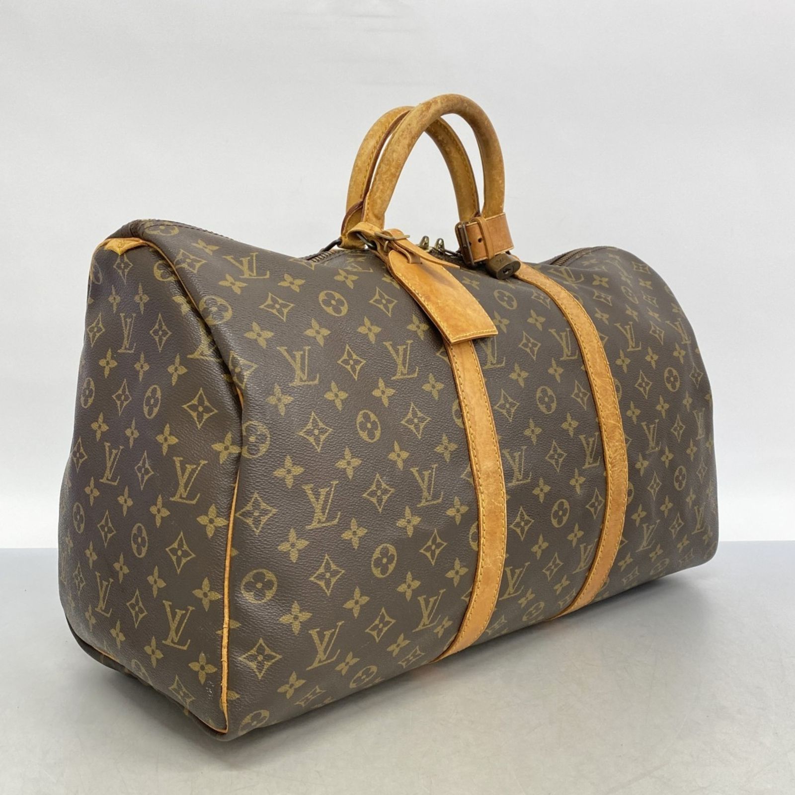 ルイヴィトン　キーポル50　モノグラム　ボストンバッグ　ブラウン LOUIS VUITTON 「LOUIS VUITTON」 モノグラム キーポル50