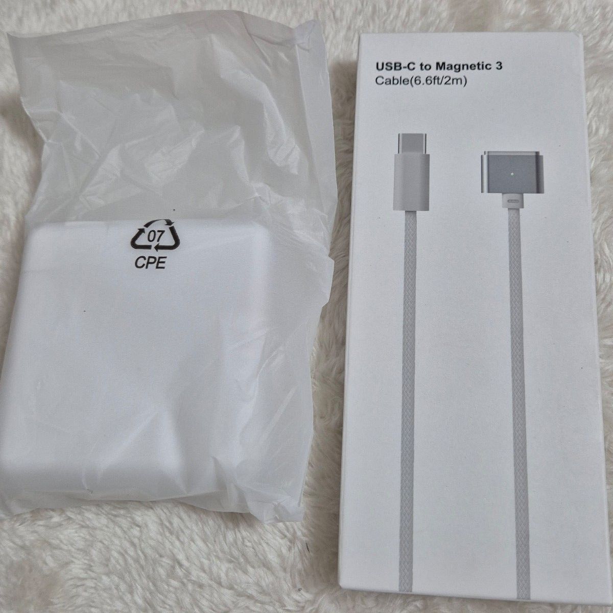 USB-C to Magnetic 3 CableとACアダプター 96w セット