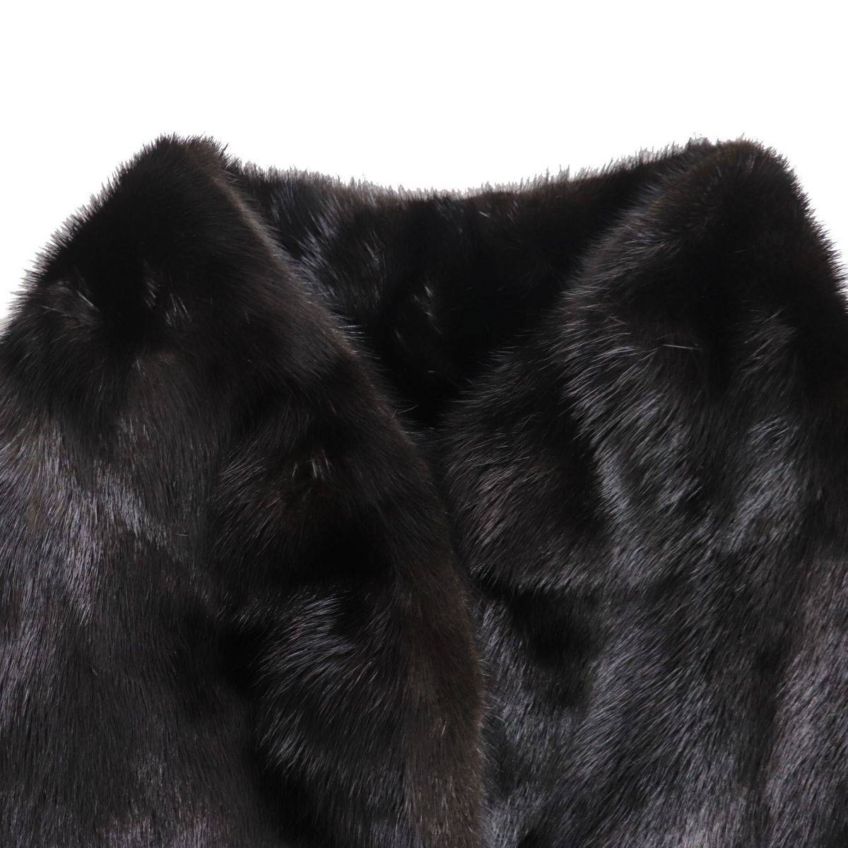 極美品★White Bear MINK ホワイトベアー ミンク 本毛皮コート M 毛質艶やか・柔らか◎