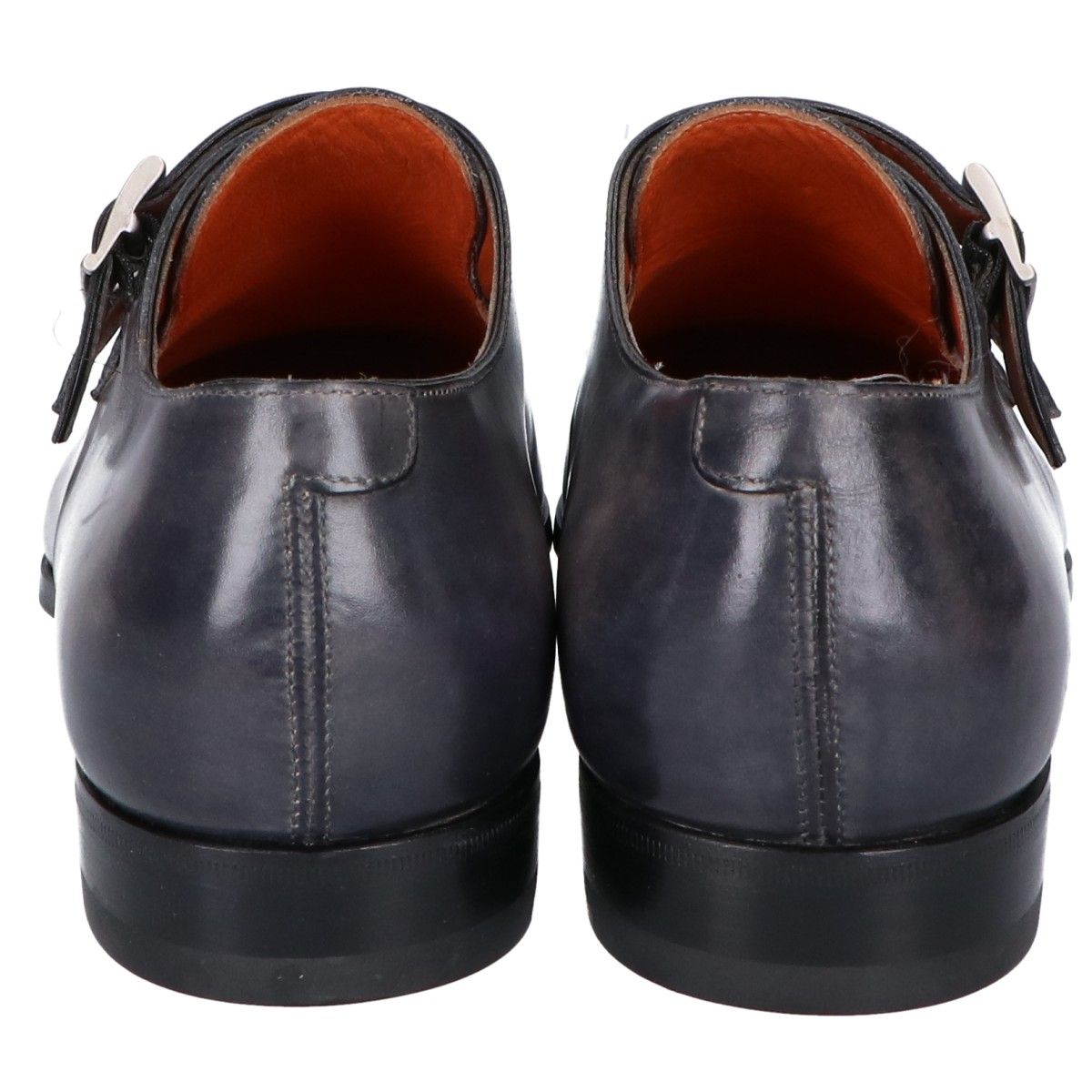 正規 SANTONI サントーニ ダブルモンクストラップ ドレスシューズ