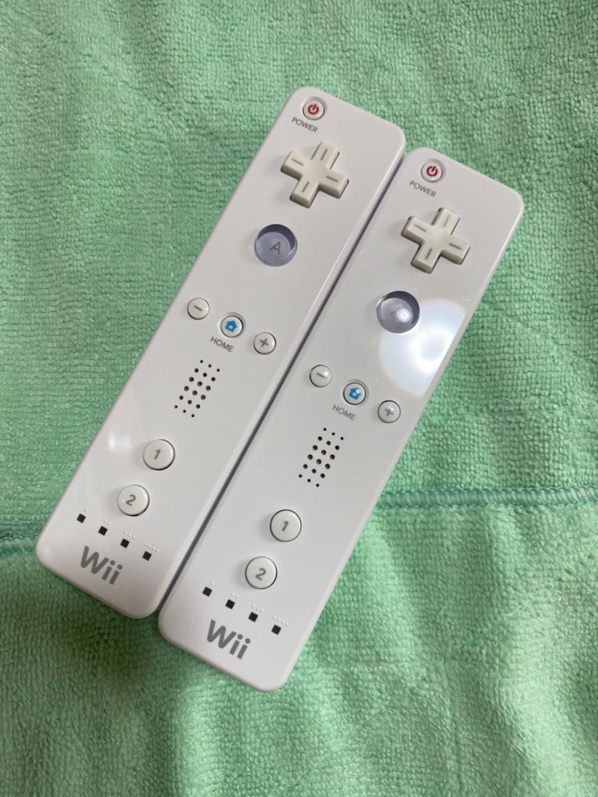 wiiリモコン ホワイト2本 除菌清掃済みセット - 家庭用ゲーム本体