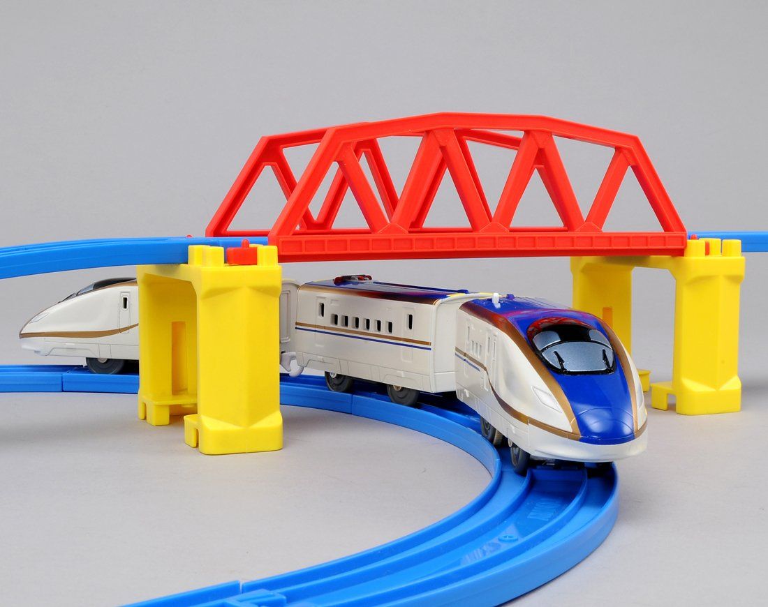 プラレール かがやき立体レールセット E7系北陸新幹線 かがやき立体レールセット (プラレール) - ホビー