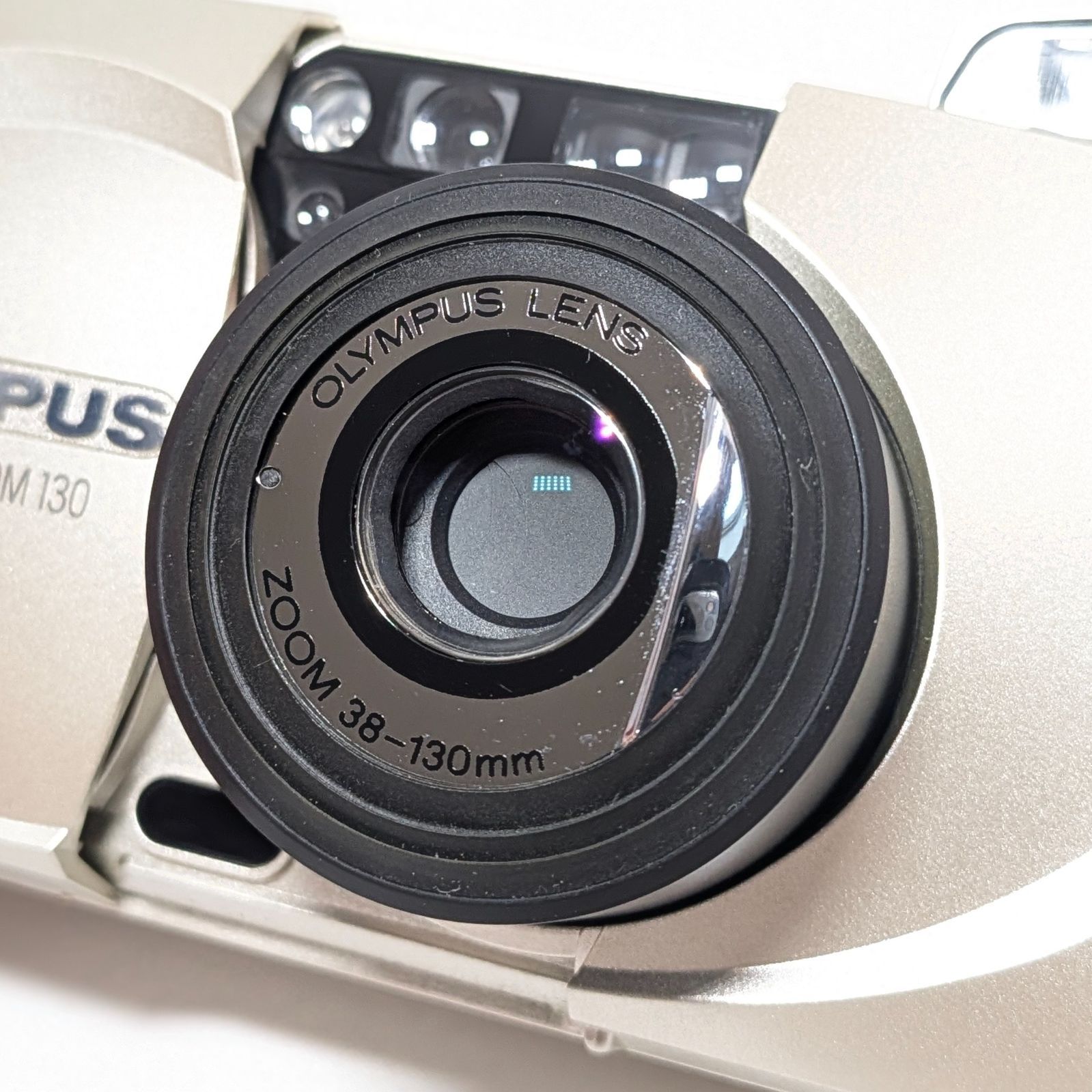 OLYMPUS μ ZOOM 130 コンパクトカメラ中古 オリンパス OLYMPUS μ ZOOM 130 シャンパンゴールド フィルム