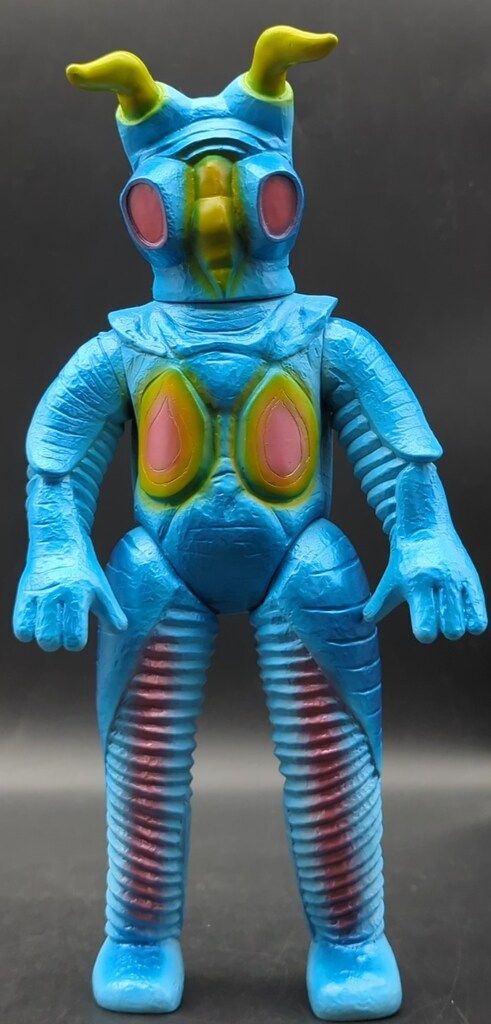 ブルマァク ブルマァクの怪獣シリーズ ウルトラマン 特大ゼットン ブルー 黄 水色 赤