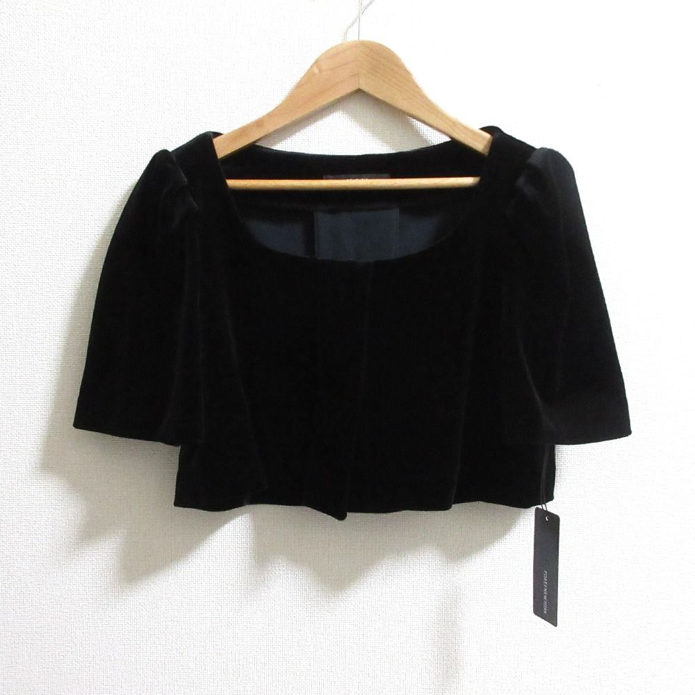 マイクラ 人気アイテム 美品 FOXEY NEW YORK フォクシーニューヨーク ベロア ショート ジャケット・アウター