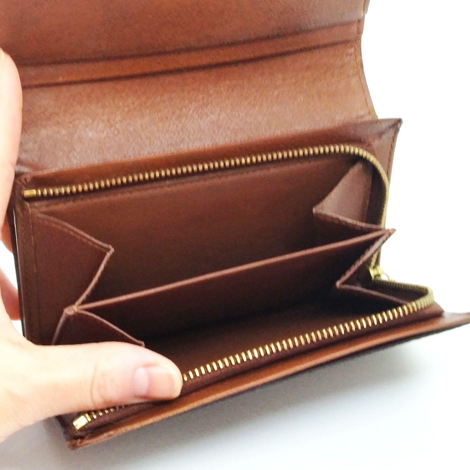 正規品 ルイヴィトン モノグラム トレゾール L字 ジップ財布