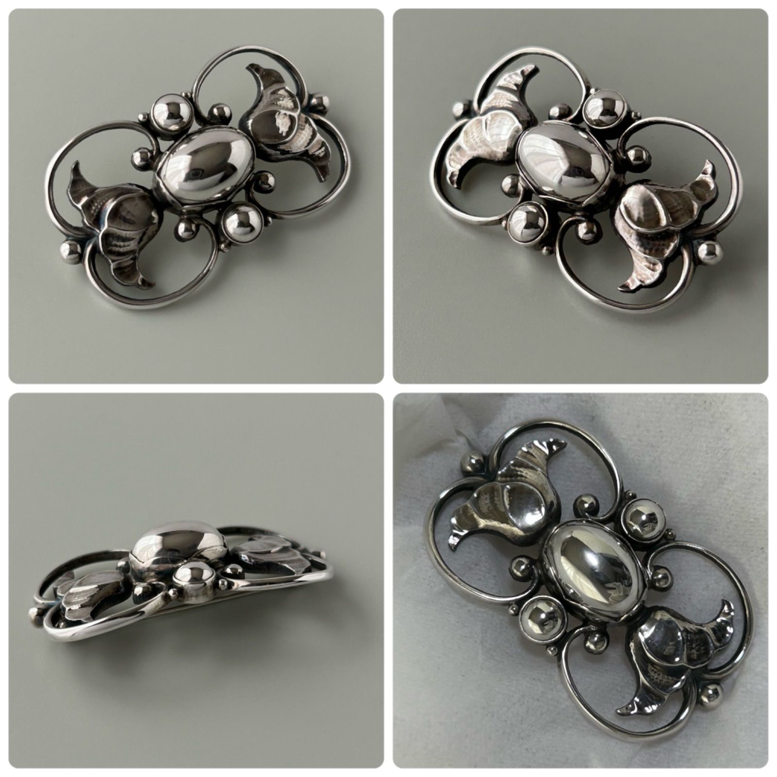 【希少】ジョージ ジェンセン ブローチ #236A ジョージジェンセン ブローチ 236A AG925 Georg Jensen - メルカリ