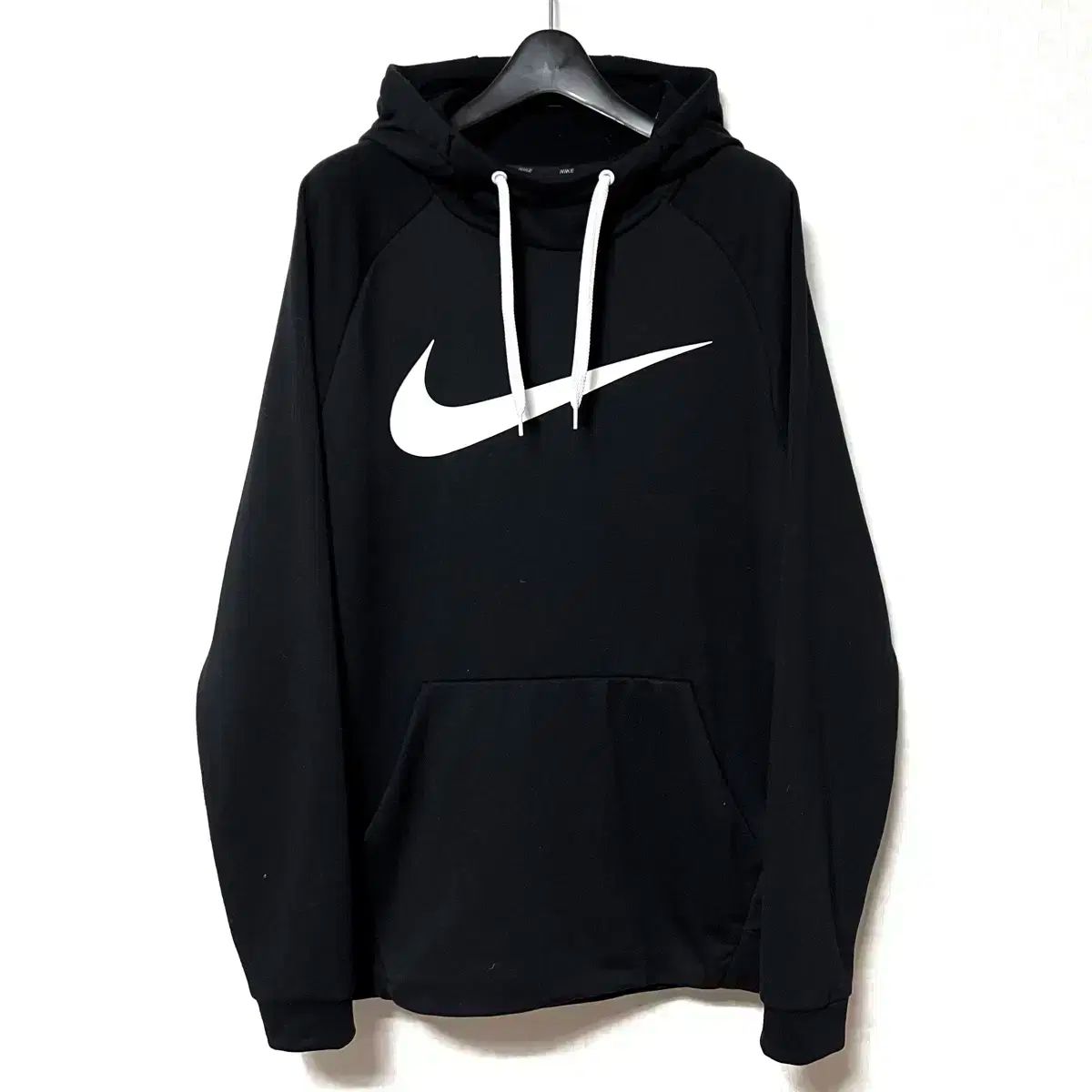L 100 Nike ナイキ トレーナー ビックスウォッシュ フード付きTシャツ 黒
