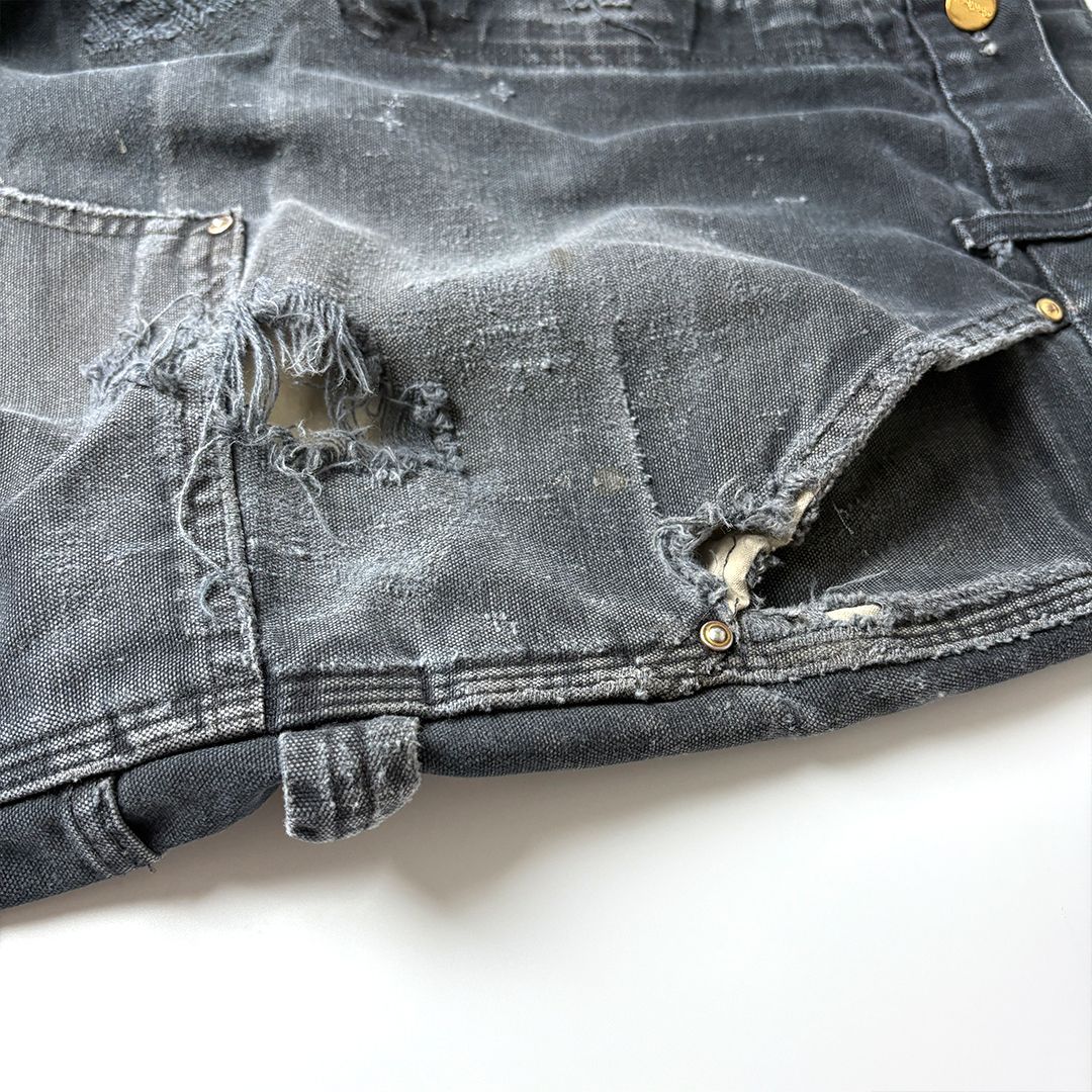 carhartt ダブルニー ペインターパンツ 鬼フェード ボロ USA製 カーハート ダブルニー ダック ペインターパンツ サン