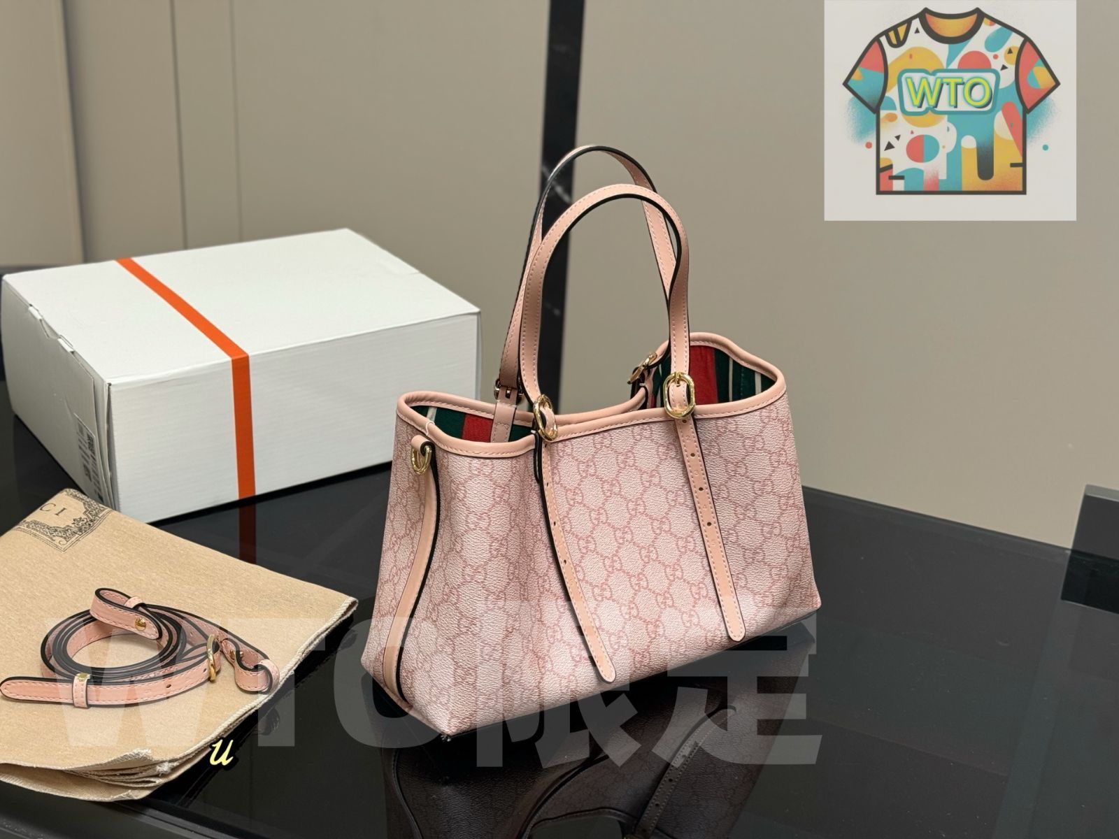 【希少】【早い者勝ち】❁GUCCI❁ トートバッグ　ハンドバッグ 今日WTO】Gucci GG Tote Bag - ジージー トートバッグ