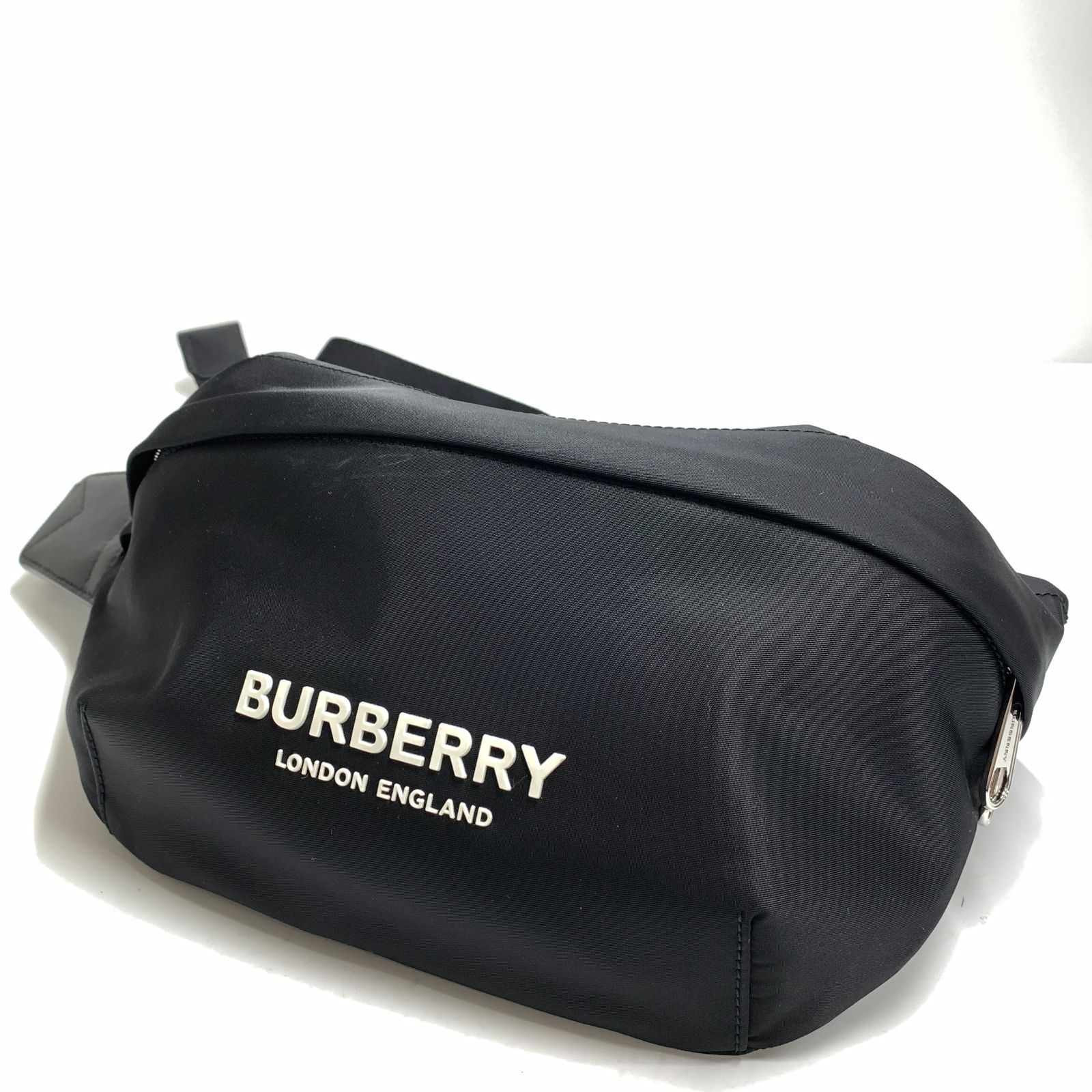 f001 C3 美品 バーバリー BURBERRY ボディバッグ ウエストポーチ 