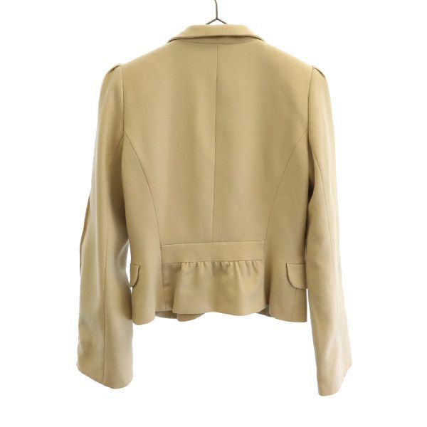 TO BE CHIC - トゥービーシック ウールブレンド テーラードジャケット 38 ベージュ TO BE CHIC レディース トゥービーシック ウールブレンド テーラードジャケット 38