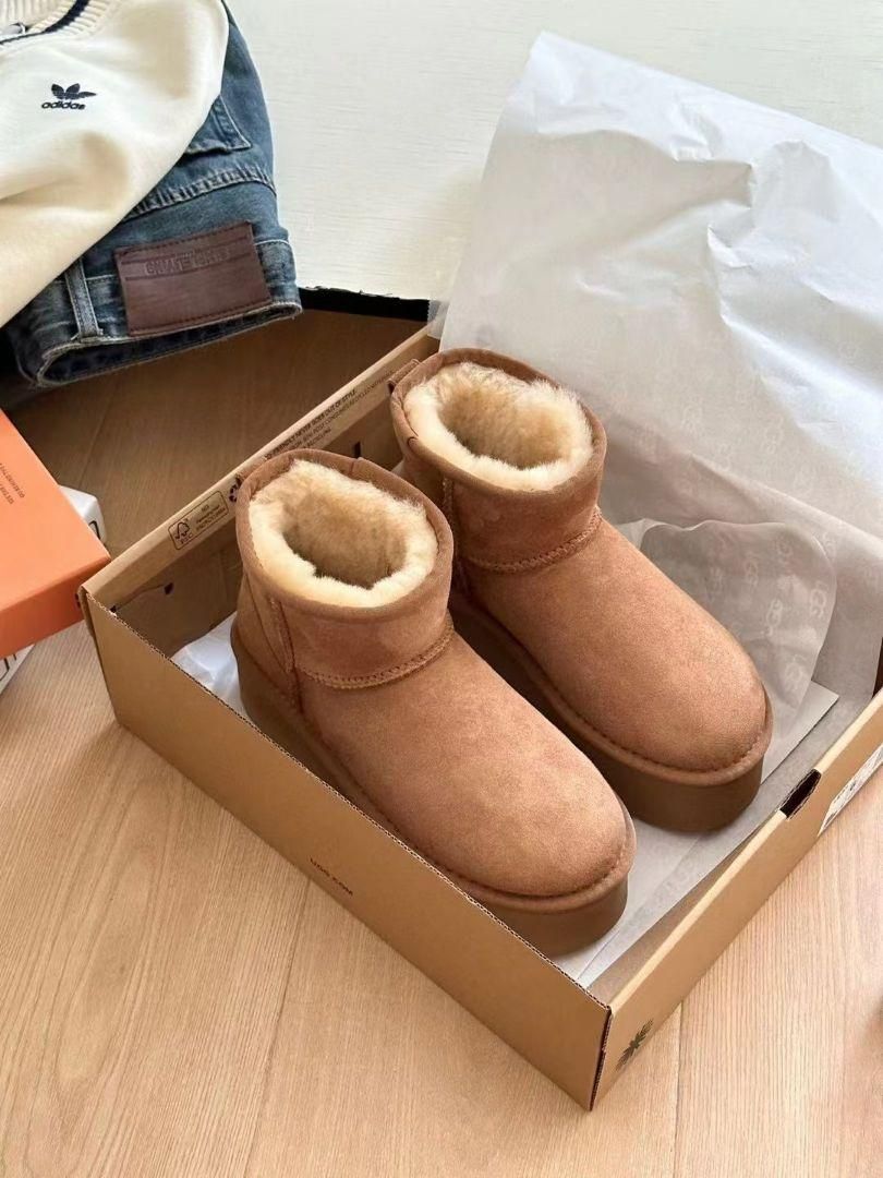 24cm UGG アグ クラシックウルトラミニプラットフォーム Chestnut