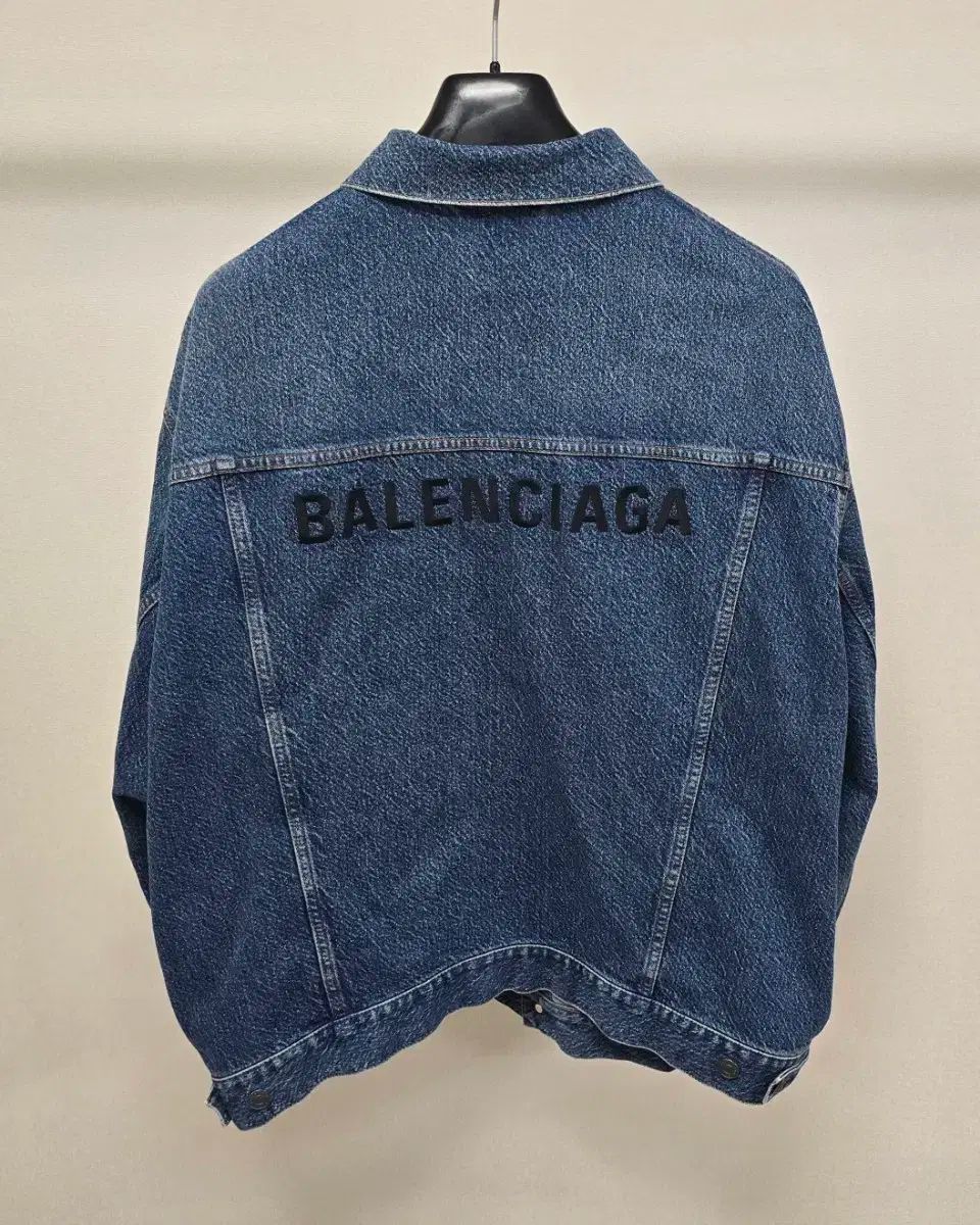 BALENCIAGA(バレンシアガ) バックロゴ デニム ジャケット 34 サイズ