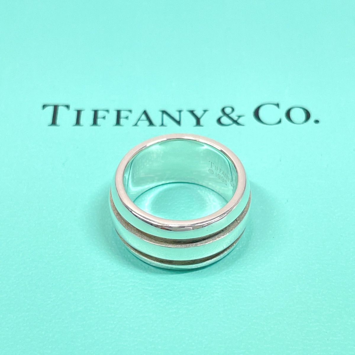 Tiffany & Co】ティファニー アトラスグルーブドリングレディース