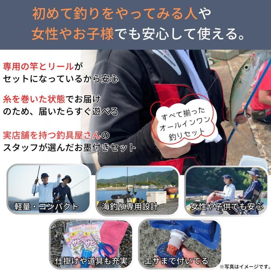 コンパクトロッド サビキ仕掛け