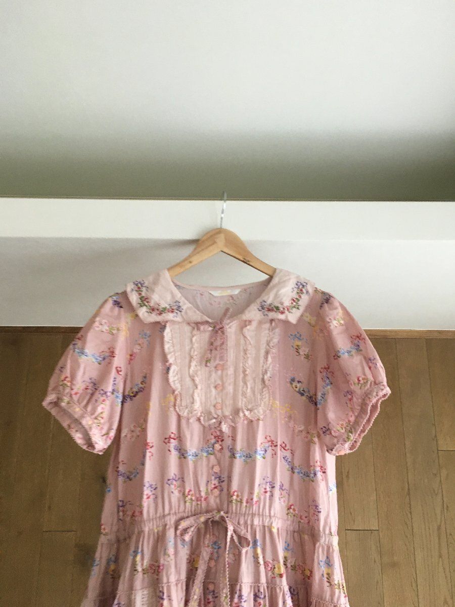 極美品 PINK HOUSEピンクハウス le langage des fleurs pt 花柄