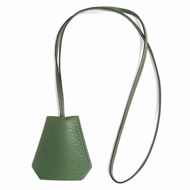 HERMES キーリング クロシェット ネックストラップ レザー New arrivals】エルメス ネックストラップクロシェット