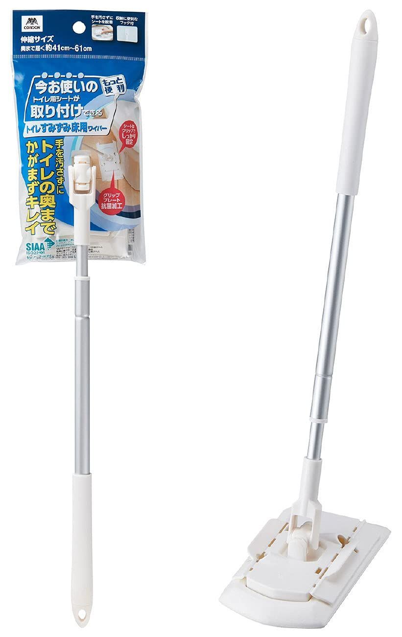 新品 189915 伸縮 拭き掃除 床掃除 各社トイレシート取り付け