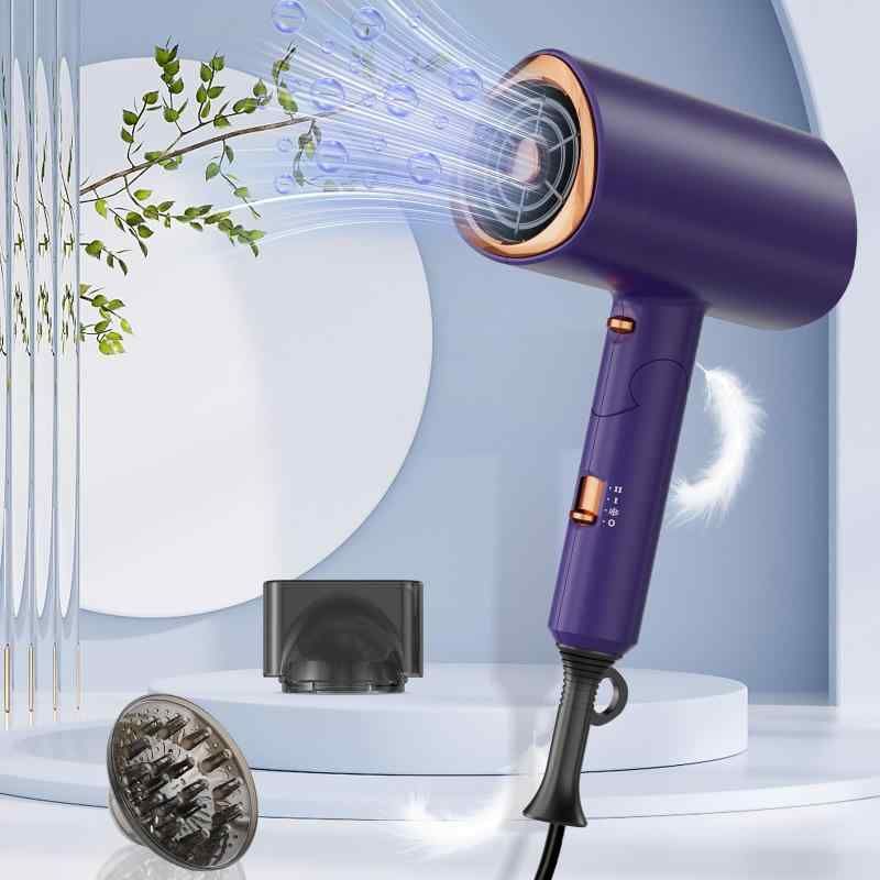 ドライヤー Lite 速乾?大風量?美髪 強力ブラシレスモーターヘアドライヤー 冷風ショット NTC温度制御システム 過熱防止 - コンパクト低騒音 1200W 出張・旅行用/家庭用 サロン用 ギフト プ ドライヤー Lite 速乾·大風量·美髪 強力ブラシレスモーターヘア