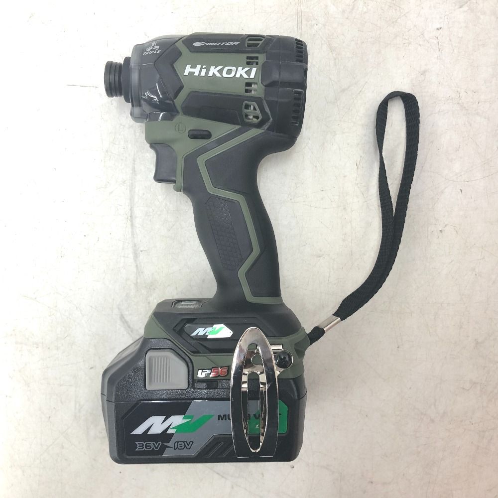 HiKOKI ハイコーキ マルチボルト36V 2.5Ah コードレスインパクトドライバ ケース 充電器 バッテリ2個セット WH36DC 2XPG