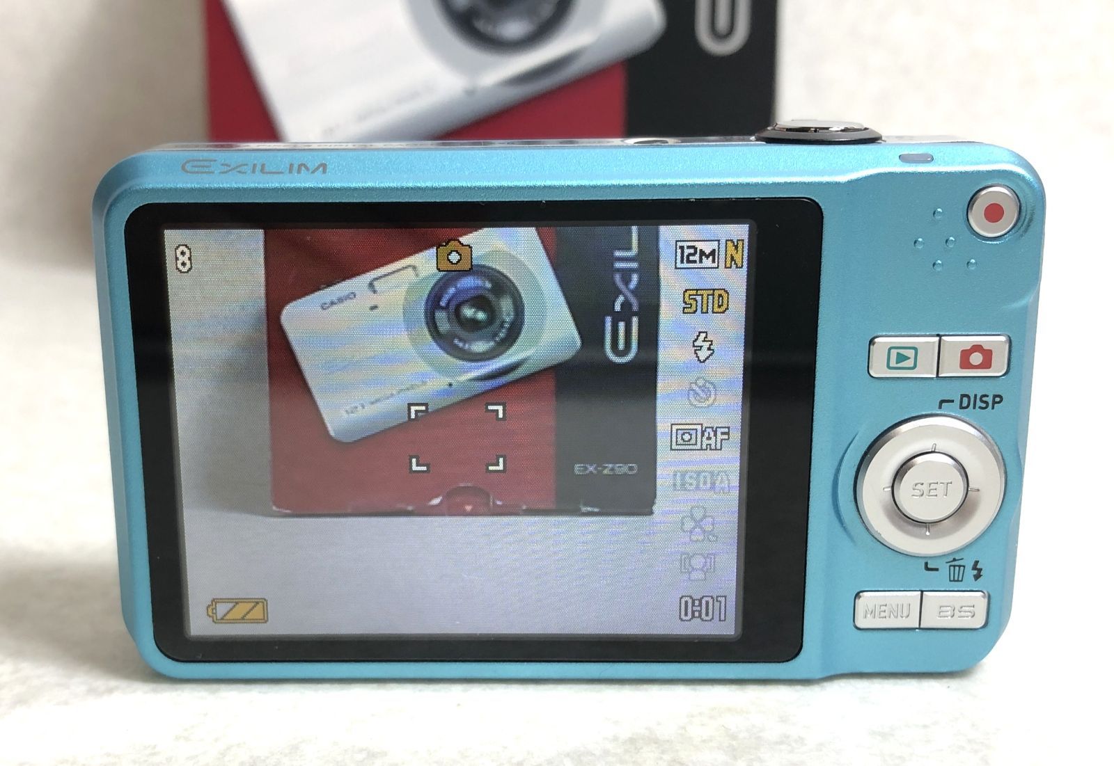 デジカメ ブルー