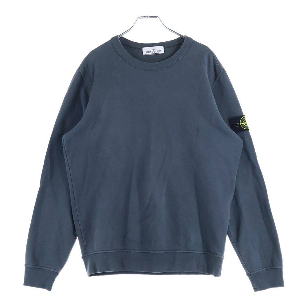 STONE ISLAND ストーンアイランド ネイビー ハイネックボタン プル